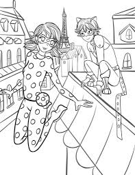 Miraculous ladybug coloring page & drawing for kids ❤ cat noir learn to color ladybug coloring book ❤ hi guys, it's kids. Free Printable Miraculous Ladybug And Cat Noir Coloring Pages