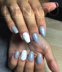 Maybe you would like to learn more about one of these? Grey White Glitter Holographic Nails With Marble Nails Trendy Nails Nails Holographic Nails