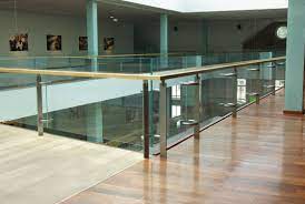 Glass Interior Guardrail Wood Handrail Google Search Glass Railing Glass Balcony Railing Balcony Railing