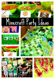 Minecraft Party Ideas Minecraft Birthday Minecraft Party Birthday Party Themes