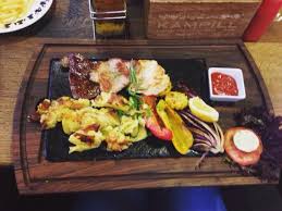 The story of mashed potatoes takes 10,000 years and traverses the mountains of peru and the irish by 1772, france had lifted its potato ban. Only German Language Menu So Come Prepared With Google Translate Review Of Imbiss Kampill Bolzano Italy Tripadvisor