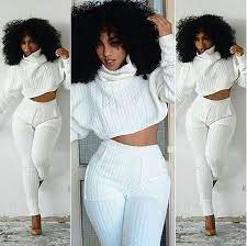 Two Piece Set Scorpion Siamese Set Retro Fashion Women Fashion Joggers Knit Outfit