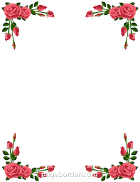 Pink Rose Border Clip Art Page Border And Vector Graphics Flower Border Clipart Clip Art Borders Flower Border
