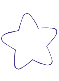 gabarit lune - Recherche Google | Patron étoile, Gabarit étoile, Coloriage  étoile