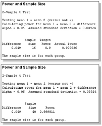 Power And Sample Size