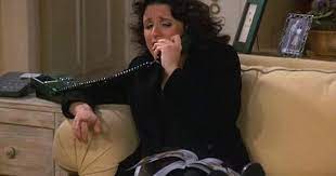As Elaine Came Up With The Greatest Way To End A Conversation Seinfeld Celebrities Funny Seinfeld Elaine