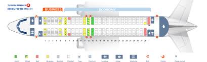 Seat Map Boeing 737 800 Turkish Airlines Best Seats In The