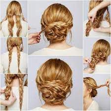 Lace braid homecoming updo | missy sue best prom and … Cute Hoco Hairstyles Easy Jelitaf