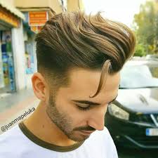 6.1 fade with long hair. Mid Fade Haircut Long Hair On Top Brushed Back Mid Fade Haircut Hair Styles Medium Hair Styles