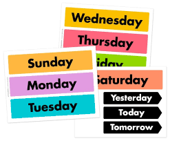 Free Days Of The Week And Weather Wheel Printables Free Printables Kids Kids Calendar Free Days Of The Week Printables