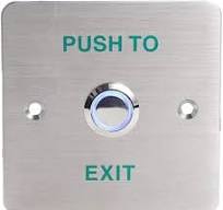 Stainless Steel Panel Door Release Out Unlock Button Switch W/ Night  Luminous | eBay
