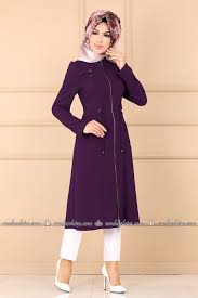 Modaselvim Kap Beli Bagcikli Kapsonlu Kap Pd41672 Mor Hijab Fashionista Hijab Fashion Dresses With Sleeves