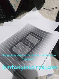Printer akan bekerja menyemburkan tinta pada kertas dengan semburan warna hitam, merah, biru dan kuning. Cara Mengatasi Hasil Print Putus Putus Atau Bergaris Bintang Inspirasi