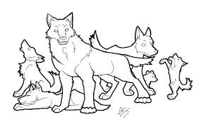 Anime Wolf Pack Coloring Pages Anime Wolf Coloring Pages Anime