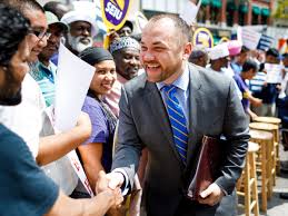 Speaker corey johnson marches in tres reyes parade in williamsburg. Corey Johnson Ny And Even The City S Subway Will He Run For Mayor New York The Guardian