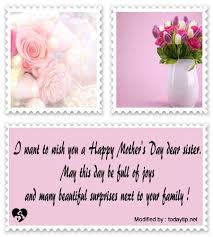 Thanks for giving me the best things in life: Mother S Day Messages For A Sister Cute Mother S Day Greetings
