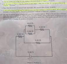 What is the potential difference between the points x and y? Solved Problem 2 Find The Current And Voltage For Each R Chegg Com