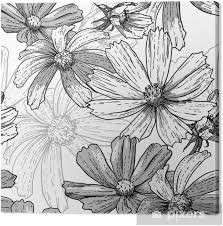 4.2 out of 5 stars. Seamless Vintage Black And White Floral Background Canvas Print Pixers We Live To Change