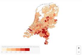 Rivm meldt 8496 nieuwe besmettingen, iets meer dan wekelijks gemiddelde. Coronavirus In Kaart Deze Nederlandse Gemeenten Hebben De Meeste Patienten Buitenland Ad Nl