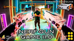 He's battling against an army of aliens in a virtual reality nerf gun game! Nerf Gun Game 11 0 Nerf First Person Shooter Youtube
