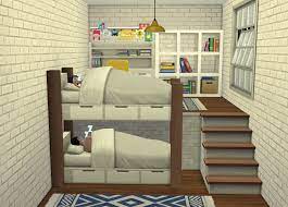 The next roundup in our best rooms series—following bedrooms, kitchens, dining rooms and bathrooms—is kids bedrooms! I Made A Thing Functioning Bunkbeds Using A Platform No Cc Sims4