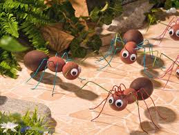 Lustige Ameisen Aus Styroporformen Und Buntem Alu Draht Kostenlose Anleitung Einfach Nachzumachen Material Online Best Ameisen Basteln Anleitung Basteln