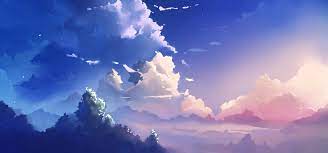 We carry the newest japanese and domestic anime and pop culture products.&nbsp; Sky Atmosphere Weather Clouds Background Anime Backgrounds Wallpapers Scenery Wallpaper Sky Anime