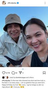 Fashion PULIS: Insta Scoop: Judy Ann Agoncillo Posts Birthday Message for  Ryan
