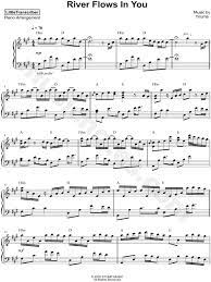 Instrumental solo, and piano/chords in f# minor. Littletranscriber River Flows In You Sheet Music Piano Solo In F Minor Download Print Sku Mn0180539