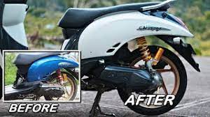 20 modifikasi motor beat putih terbaru 202 Proses Pengecatan Scoopy Full Restorasi Youtube