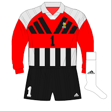 D bergkamp (pays bas), t brolin (suède), h larsen (danemark) et k h. Adidas France Yellow Goalkeeper Gardien Shirt Maillot Euro 1992 Martini 01 Museumofjerseys Com