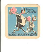Allgauer Brauhaus Bierdeckel Bier Brauen