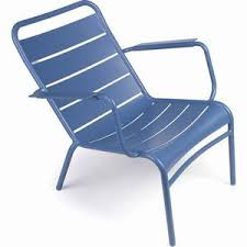 Luxembourg Stackable Low Chair Modern Outdoor Chairs Aluminium Outdoor Furniture Fermob