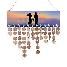 Again with this unique friends & family tally board.all you have to do is wright on the wooden disc the name and date and then hang it under. Family Birthday Board Creative Diy Wood Reminder Board Calendar Sign Plaque The Perfect Gift Birthday Newlywed Valentine S Day Anniversary D Gifts Newlyweds Mom Says It S Cool Unique Gift Ideas More