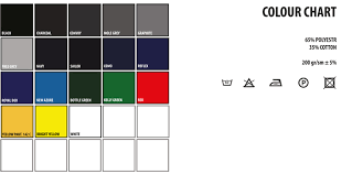 Colour Composition Chart 4p Workwear