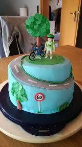 Fahrradfahrertorte 60geburtstag Torte Fahrrad Fondant Playmobile Motivtorten Fahrrad Fahrradkuchen Geburtstag Torte