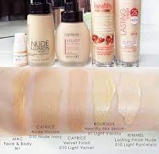 Bourjois Healthy Mix Serum Foundation Mateja S Beauty Blog Bourjois Healthy Mix Serum Foundation Swatches Best Makeup Products