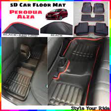 See which is the best car mat malaysia 2021! 5d Car Floor Mat Carpet Perodua Alza 3 Row Shopee Malaysia