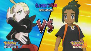 Pokemon Sun and Moon: Gladion Vs Hau (Vs Pokemon Rival) - YouTube