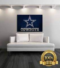 Dallas Cowboys Canvas Dallas Cowboys Vintage By Sportsdecorprints Dallas Cowboys Room Dallas Cowboys Logo Dallas Cowboys