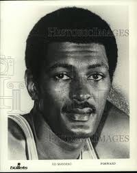 1969 Press Photo Basketball-Baltimore Bullets' forward Ed Manning