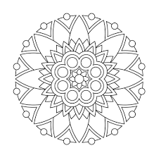 Geoflower Mandala Coloring Pages For Kids Mandala Coloring Mandala Coloring Pages Simple Mandala