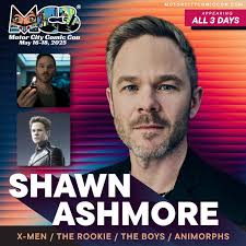 ☄️☄️☄️We are happy to welcome #ShawnAshmore as a guest at  #MotorCityComicCon! You may know him from #XMen #TheRookie #TheBoys or  #Animorphs and he is joining us at #MC3 2025! 🎟Tickets