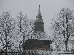 Biserica De Lemn Din Hinchiris Outdoor Snow