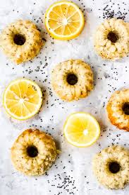 Love doesn't begin to describe how i feel about lemon cakes. Mini Lemon Bundt Cakes Healthy Breakfast Ideas Shaw Simple Swaps