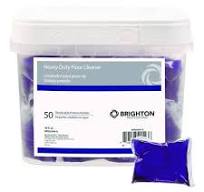 Brighton Professional™ Dissolvable Floor Cleaner Packets, Heavy Duty, Fresh  Citrus Scent, 38 oz, 50/Pack