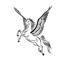Black And White Tattoo Stencil Designs 40 Famous Pegasus Tattoo Designs Pegasus Tattoo Horse Tattoo Design Pegasus Drawing