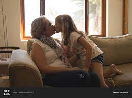 Mother and daughter.makeout