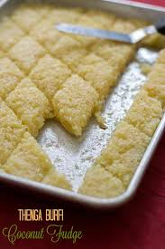 This is a very typical tamil dessert; Easy Coconut Burfi Recipe Malai Coconut Burfi