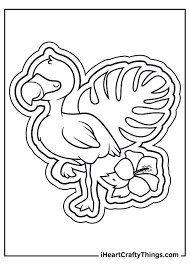 And as promised here is the free flamingo coloring page printable. Printable Flamingos Coloring Pages Updated 2021